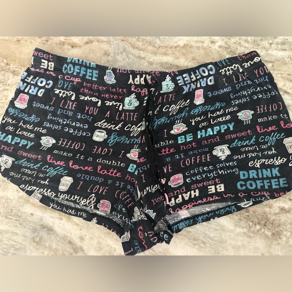Secret Treasures Vibrant Text Print Shorts